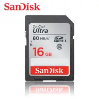在飛比找Yahoo!奇摩拍賣優惠-現貨 SanDisk【16GB】Ultra SDHC SD 