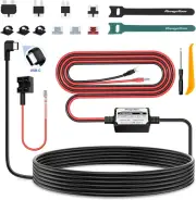 Dash Cam Hardwire Kit, USB-C Port 4M Hard Wiring Kit for Car Cam Car Charger Pow