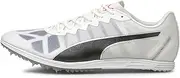 [PUMA] Men's 194662 Track and Field Shoe, White Black-Lava Blast