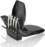 Furi Diamond Fingers Compact Knife Sharpener, premium sharpener with patented sharpening system, exclusive industrial grade diamond coating, easy to use, safe to handle, 25-year guarantee, black