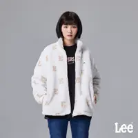 在飛比找蝦皮商城優惠-Lee 字母滿版印花舖棉外套 女 米白 MODERN LB3