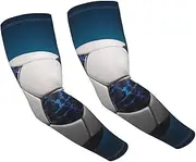 [FHEDVBN] Soccer Sports Ball Arm Sleeves Compression Arm Covers for Men Women Outdoor Sun Sleeves Cooling Sports Sleeve, Black