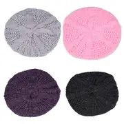 Women Knitted Crochet Cap Girl Beanie Hat Winter Warm Slouch Baggy Lady Beret