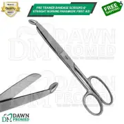 Pro Trainer Bandage Scissors 8″ Straight Nursing Paramedic, First Aid Instrument
