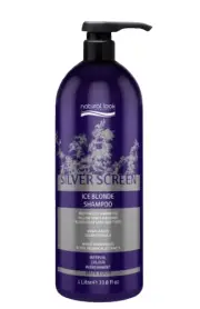 Natural Look Silver Screen Ice Blonde Shampoo 1L Yellow Purple Shampoo