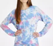 Sanctuary Happy Days Tye Dye Raglan Sweatshirt Size Large New
