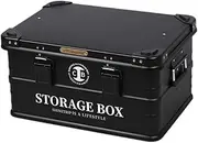 RNXRZANK Storage Container -Trunk Organizer Aluminum for Barbecue Kitchen Food -backpacker, as described, M