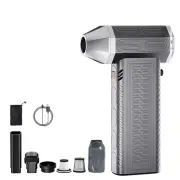 130000RPM2 In 1 Mini Blower Fan Turbo Jet Fan Brushless Motor Handheld Duct Fan Electric Air Duster Speed Adjustable C