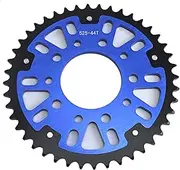 Wivplex 525 44T 110mm Motorcycle Rear Sprocket Gear Staring Wheels VRX400T VRX400 Roadster NC33 VRX 400 VLX600 Shadow VLX 600 Motorcycle Rear Sprocket(Blue)