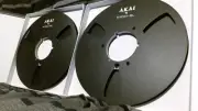 Black R10M metal tape reel for Akai GX 635 636 747 (1 PAIR)*