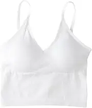 [Ztexkee] Girls Bra Training Bras Padded Everyday Bra Bralette Sports Bra Backless Crop Cami Tank Top Bra for Girls