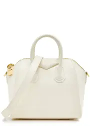 Givenchy Antigona Mini Leather top Handle bag - Ivory ONE SIZE