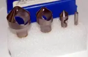 4 Pc. M.A Ford 3/16",7/16",13/16",1-1/8"x 82 Deg. "Zero" Flute Countersinks Set