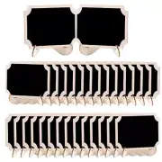 30Pcs Chalkboard Sign Food Labels for Buffet, Wooden Small Chalk3928