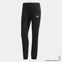 在飛比找Yahoo奇摩購物中心優惠-Adidas 女裝 長褲 九分 縮口 口袋 修身 白Logo