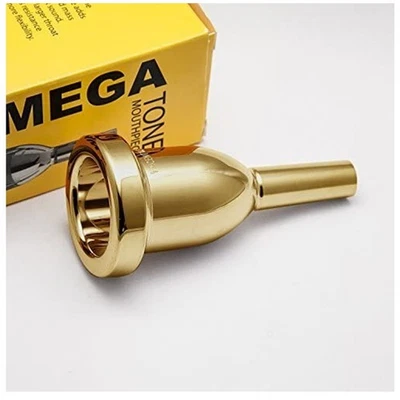 Bach 7 24K Gold Plated Tuba / Sousaphone Megatone Mouthpiece