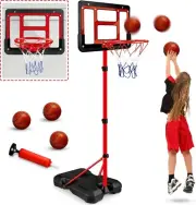 Canasta De Basquetbol Basketball Para Niños Con Bola Incluida Inflador Calidad