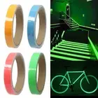 Luminous Fluorescent Tape Night Glow In The Dark Self adhesive Sticker Decor DIY