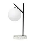 Amalfi Flo Table Lamp Bedside Desk Study Light Home Office Decor White/Black