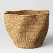 Threshold designed with Studio McGee Woven Scallop Edge Basket Large NWT
