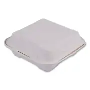 Eco-Products EPHC81NFA Vanguard 1-Compartment Clamshells - WHT (200/CT) New