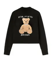 Palm Angels Bear In Mind Crewneck Sweatshirt XS,L,M black-brown