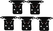 MUELODSIC 1 Set Heavy Duty Self Closing Spring Hinges for Doors Semi Concealed Design for Improved Look Durable Construction for Cabinets and Campers Versatile Applications