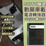 SUITU隨途數顯車載電源轉換器 12V/24V轉220V 現貨 當天出貨 台灣公司貨 車載變流器 逆變器【CONI SHOP】