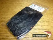 HARELINE DUBBIN BLACK MARABOU BLOOD QUILLS STRUNG - NEW FLY TYING FEATHERS