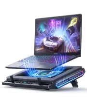 V10 Gaming Laptop Cooling Pad, RGB Laptop Cooler Stand w/ Powerful Turbo Fan
