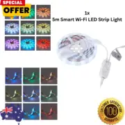 5m Smart Wi Fi LED Strip Light Wireless Bluetooth Smart Music Activated Alexa
