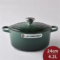 在飛比找ETMall東森購物網優惠-Le Creuset 琺瑯鑄鐵典藏圓鍋 24cm 4.2L 