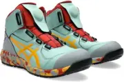 ASICS Work Shoes WINJOB CP304 BOA MARBLE 1273A053 Light Celadon Tiger Yellow