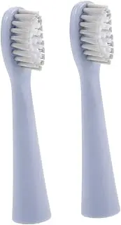 Gogogmee Toothbrush Head Replacement 2 Pack Soft Bristles for Gentle Oral Cleaning Electric Toothbrush Replacement Brush Heads