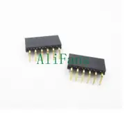 50PCS 1x6Pin 2.54mm Header Pitch Angle Female Right Single Row Socket Connector