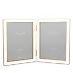 Addison Ross Enamel Double Frame, 5 x 7