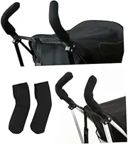 KOMBIUDA Stroller Handle for Umbrella Stroller Models Stretchable Grip for Carriages Hook Closure Fit Easy to Use Protects Handles