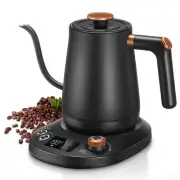 Electric Gooseneck Kettle, Tea Kettle ±1℉ Temperature Control, 0.8L Pour Over...