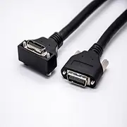 GXMRHWY SCSI Cable Types 26pin Male to Right Angle Male Overmolded Cable 1Meter