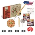 Oven-Safe 9-Inch Aluminum Pizza Paddle with Detachable Handle for Easy Storage