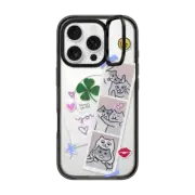 iPhone 16 Pro Impact Ring Stand Case MagSafe Compatible CATS POLA
