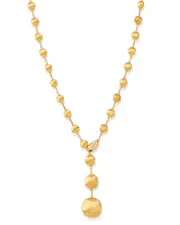 Marco Bicego 18K Yellow Gold Africa Diamond Y Necklace, 16.75