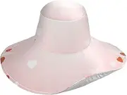 [ODAWA] Wide Brim Sun Hats Outdoor UV Protection Beach Hat Roses Butterfly Style Adjustable Cap Foldable Travel Summer UV Hat