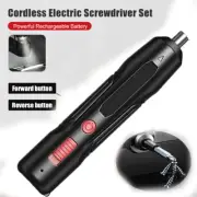 Cordless Electric Screwdriver USB Rechargeable Precision High Torque Repair Tool