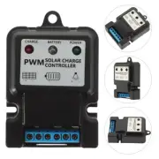 6V 12V 10A Auto Solar Panel Charge Controller Battery Charger Regulator (Black)