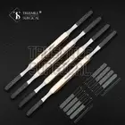 TC Fomon Bone Double Ended Nasal Rasp 21.5 cm Gold Handle Orthopedic Instruments