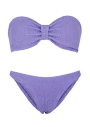 Hunza G Jean Seersucker Bikini - Lilac - One Size One Size
