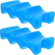 SAFIGLE Breast Milk Cooler Ice 650ML Wave Ice Box Lunch Box Freezer Packs Reusable for Outdoor Activities