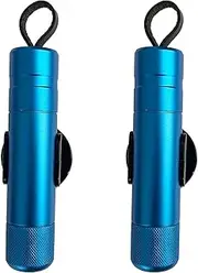 kingsea 2 PCS Car Safety Hammer, Glass Breaker, Seat Belt Cutter, Car Emergency 2-in-1 Window Breaker and Seat Belt Cutter for Safe Escape in Emergencies(Blue)