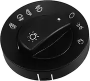 HORIALENCE Car Headlight Switch Cover for Durable Manual Operation Fog Lamp Switch Replacement Easy Installation OEM Substitute for Vehicle Compatibility